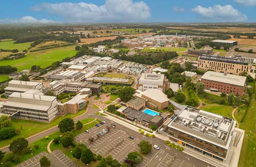 Norwich Research Park is home to world-leading academic and industrial research.
